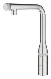 Змішувач для кухні з висувним виливом Grohe Essence Smartcontrol 31615DC0, Нержавіюча сталь - мініатюра 4
