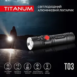 Ліхтар портативний Videx Titanum 230 Lm 6500 K (TLF-T03) - мініатюра 3
