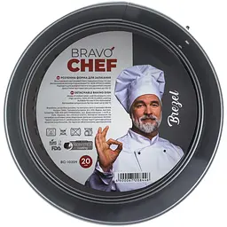 Форма для випікання Bravo Chef Brezel роз'ємна кругла 20x6.8 см (BC-10209) - мініатюра 6