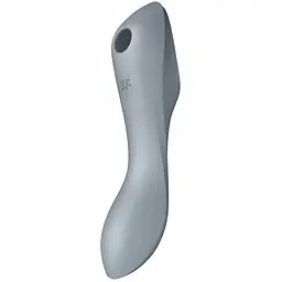 Вакуумний стимулятор клітора з вібрацією Satisfyer Curvy Trinity 3 сірий