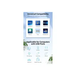 Концентратор VENTION USB 3.0 to 3хUSB 3.0/2хTRS Audio/USB Micro 1.0m (CHIBF) - мініатюра 12