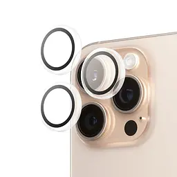 Протиударне захисне скло AR для камери Apple iPhone 16 Pro/16 Pro Max clear , захист лінз від подряпин та ударів, лінзи на камеру з рамкою, ArmorStandart (ARM79411)