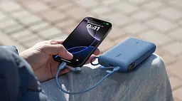 Belkin Акумулятор портативний літій-іонний Power Bank Belkin 20000мА·рік, 20Вт, з дисплеєм, синій - мініатюра 3