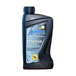 Олива трансмісійнa Alpine Syngear 75W-80 FE GL-4 / GL-5 1л
