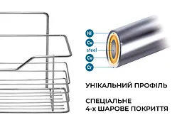 Полиця FABRIKA LOW самоклейкій стрічці, Ш21.5хГ9.5хВ12 - мініатюра 3