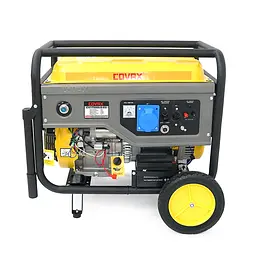 Генератор бензиновий COVAX CV17500LD-E2, 8.5kW, однофазний 220V, 50Hz, DC12V, 20HP, Recoil/Electric Starter, tank 25L, 705x560x570mm, 88kg - мініатюра 2