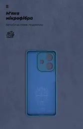 Чехол ArmorStandart ICON для OPPO A3 4G / A3x 4G / A40m 4G Camera cover Blue (ARM80884) - мініатюра 4