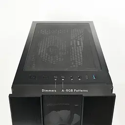 Корпус Chieftec HUNTER 2 GS-02B-OP 4x120mm A-RGB, USB-C, ATX, без Блок живлення, Чорний - мініатюра 9