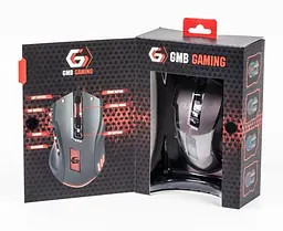 Миша Gembird MUSG-004 Чорний, Сірий USB - мініатюра 2