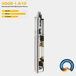 Свердловинний насос Tekk Haus 3QGD 1.9/10 - мініатюра 3