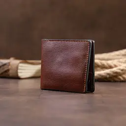 Горизонтальне портмоне в гладкій шкірі на магнітах Grande Pelle 11308 коричневе - мініатюра 10