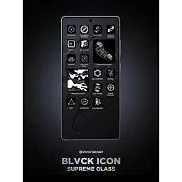Скло захисне Armorstandart Supreme Black Icon Samsung S24 Ultra (ARM84630) - мініатюра 11