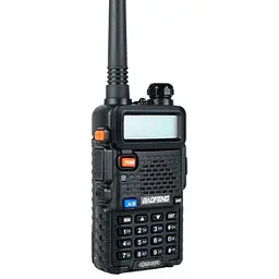 Портативна тактична рація Baofeng UV-5R 5W дводіапазонна з гарнітурою VHF136-174/UHF400-520 МГц (18835)