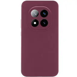 Чохол Silicone Cover Lakshmi Full Camera (AAA) для Xiaomi Redmi Note 15 Pro 5G Бордовий / Plum