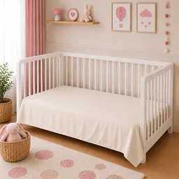 Дитяча постільна білизна MIRSON BABY фланель Milk/Pink 110х160см (2200012800287) - мініатюра 9
