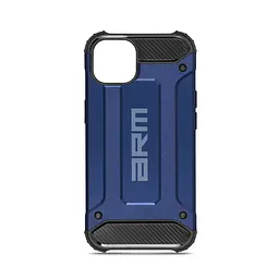Чехол для Apple iPhone 13, Panzer, синий, противоударный, бронированный, милитари, панель-накладка, защита всего корпуса, защита дисплея и камеры, термополиуретан (TPU) + поликарбонат (PC), ArmorStandart (ARM70821)