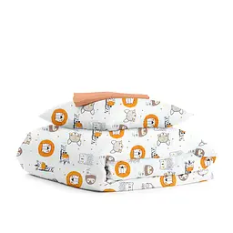 Дитяча постільна білизна в ліжечко LEO & GIRAFFE COSAS (4822052090374)