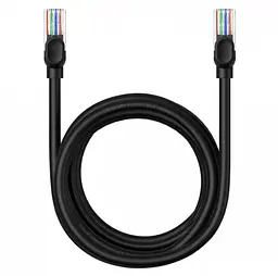 Кабель патч-корд RJ45 Baseus High Speed CAT5 Gigabit Ethernet Cable (Round Cable) 3m B00133206111-04 Black