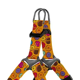 Шлея для собак дрібних порід BronzeDog Urban Fruits Пончики XXS 24-30 см - мініатюра 2