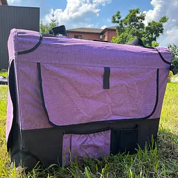 М'яка клітка-переноска для собак Pet Travel II Pink - мініатюра 2