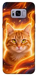TPU чохол Demsky Fire cat для Samsung G955 Galaxy S8 Plus