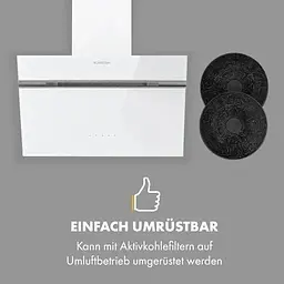 Витяжка Klarstein Alina LED 600 м³/г (10034105) - мініатюра 3