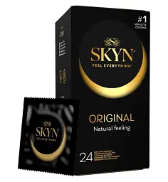 Презервативи Skyn Original безлатексні 24 шт — поліізопренові презервативи з природними відчуттями