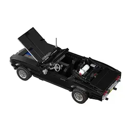 Конструктор дитячий Спортивний автомобіль Brick Set Black 1439 шт. - мініатюра 4