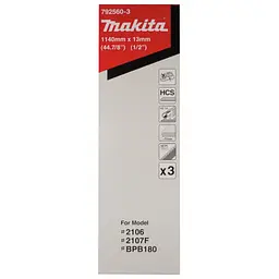 Набір полотен по металу 13 х 1140 мм 18T для Makita 2106, 2107FK, DPB180, PB002G (792559-8) - мініатюра 2