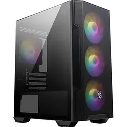 Корпус MSI MAG FORGE M100R, чорний, без БЖ, Micro Tower, для Micro-ATX / Mini-ITX, 1xUSB 3.2 / 2xUSB 2.0, макс. CPU - 160 мм / VGA
