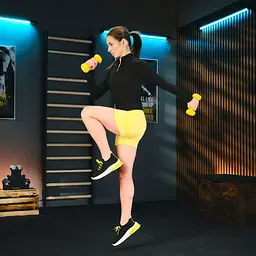 Набір фітнес гантелей TREX Sport TX-V120VS з підставкою 12кг - мініатюра 12