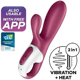 Смарт вібратор кролик із підігрівом Satisfyer Hot Bunny - мініатюра 3