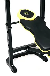 Тренувальна лавка Besport WB-003 горизонтальна для жиму зі стійкою під штангу - мініатюра 5