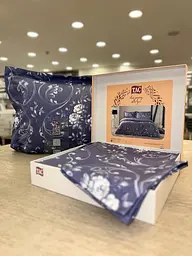 Постільна білизна Jeanne Blue Сатин Tac pbe0051633 - мініатюра 2