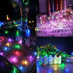 Смарт гірлянда USB 10м RGB з Bluetooth та пультом кольорова світлодіодна розумна LED стрічка AMILL LED - мініатюра 4