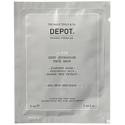 Маска зволожуюча та відновлююча Depot No.808 для обличчя та шиї (13 мл х 12 шт.) - мініатюра 2