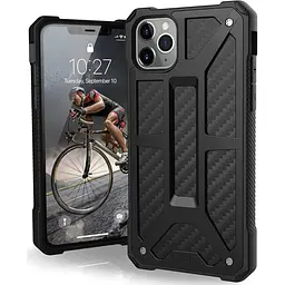 Оригінальний протиударний чохол UAG Monarch для iPhone 11 Pro (5.8") Carbon Fiber 111701114242 - мініатюра 9