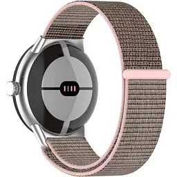 Ремінець DK Nylon Sport Loop для Google Pixel Watch 1 / 2 (016453) (pink sand) - мініатюра 2