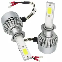 Лампа автомобільна LED C6 H1 діодна лампа для автомобіля Silver (av199)