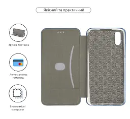 Чохол-книжка ArmorStandart G-Case для Vivo Y1S Blue - мініатюра 3