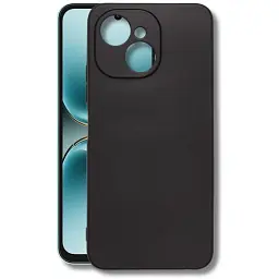 Чохол до мобільного телефона BeCover Silicone Tecno Spark 40C 4G (KM4k) Black (714683) - мініатюра 1
