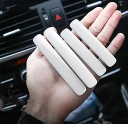 Комплект із 4 накладок смужок для дверей Baseus Streamlined car door bumper - мініатюра 2