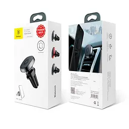 Автомобільний утримувач холдер Baseus Privity Air Magnet Bracket SUMQ-PR01 Black - мініатюра 5
