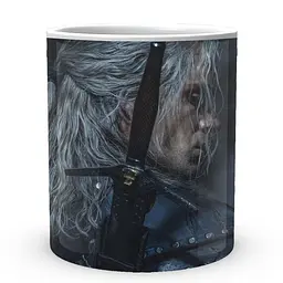 Кухоль GeekLand The Witcher Відьмак Геральт TW 002.011 330 мл білий - мініатюра 2