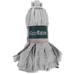 Змінна насадка для швабри Eco Fabric моп зі смужок мікрофібри 160 г сіра (EF-0160-MS) - мініатюра 3