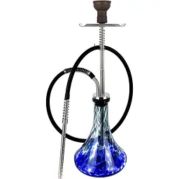 Кальян Trumpet Hookah Silver (колба Craft XL Blue) - мініатюра 2