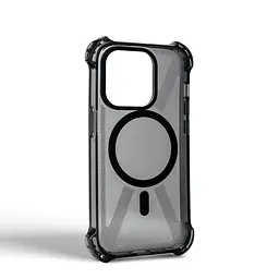 Чехол-накладка для Apple iPhone 13 Pro, Bounce, черный, матовый, противоударный защитный чехол из TPU с магнитом для беспроводной зарядки, защита всего корпуса, бортик вокруг дисплея, амортизирующие вставки, ArmorStandart (ARM75251) - мініатюра 2