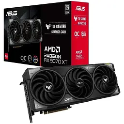 Відеокарта Radeon RX 9070 XT, Asus, TUF GAMING OC, 16Gb GDDR6, 256-bit, HDMI/3xDP, 3080/20000 MHz, 3x8-pin