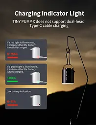 Насос-ліхтар Flextail Tiny Pump Х чорний - мініатюра 6