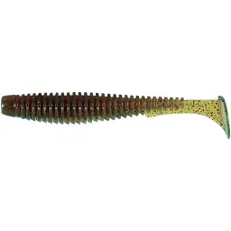Силікон FishUP U-Shad 3.5" #019 - Motor Oil/Red (8 шт/уп)